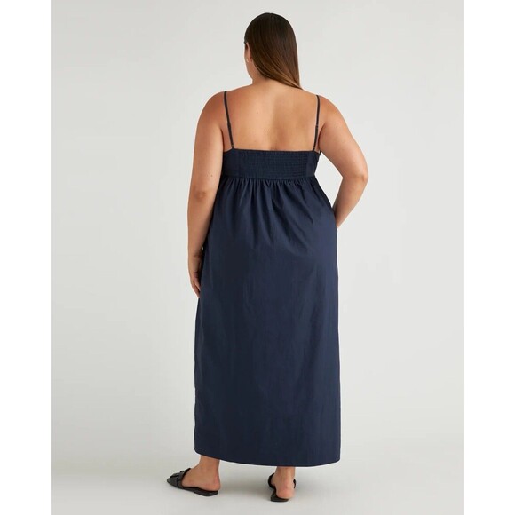 Quince Navy Maxi Dress - Picture 2 of 10